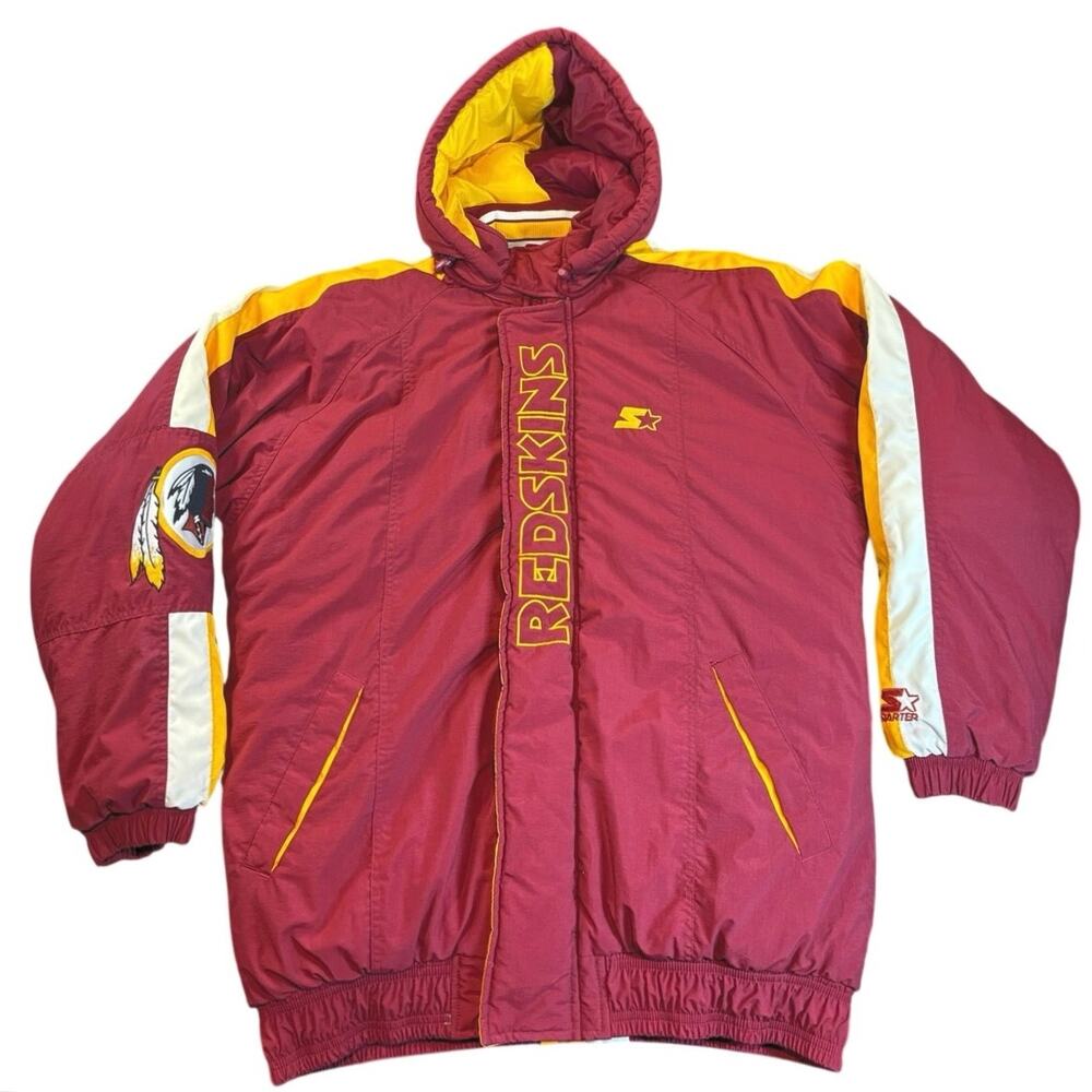 Vintage 90s Starter Pro Line Washington Redskins Puffer Jacket Men’s L